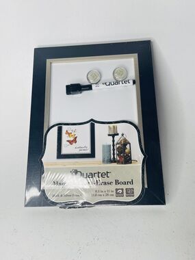 Whiteboard Magnetic 8.5 X 11 Quartet White Board for Wall Dry Erase New